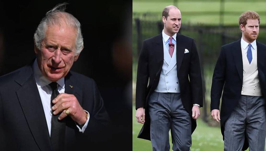 Sobre el Rey Carlos III: Ha estado dos veces casados, su pareja actual, Camila Parker Bowles (9 de abril de 2005-actualidad), así como su anterior esposa, Lady Diana Spencer (29 de julio de 1981-28 de agosto de 1996, divorciados). Con Lady Diana tuvo dos hijos: William (1982) y Harry (1984). 