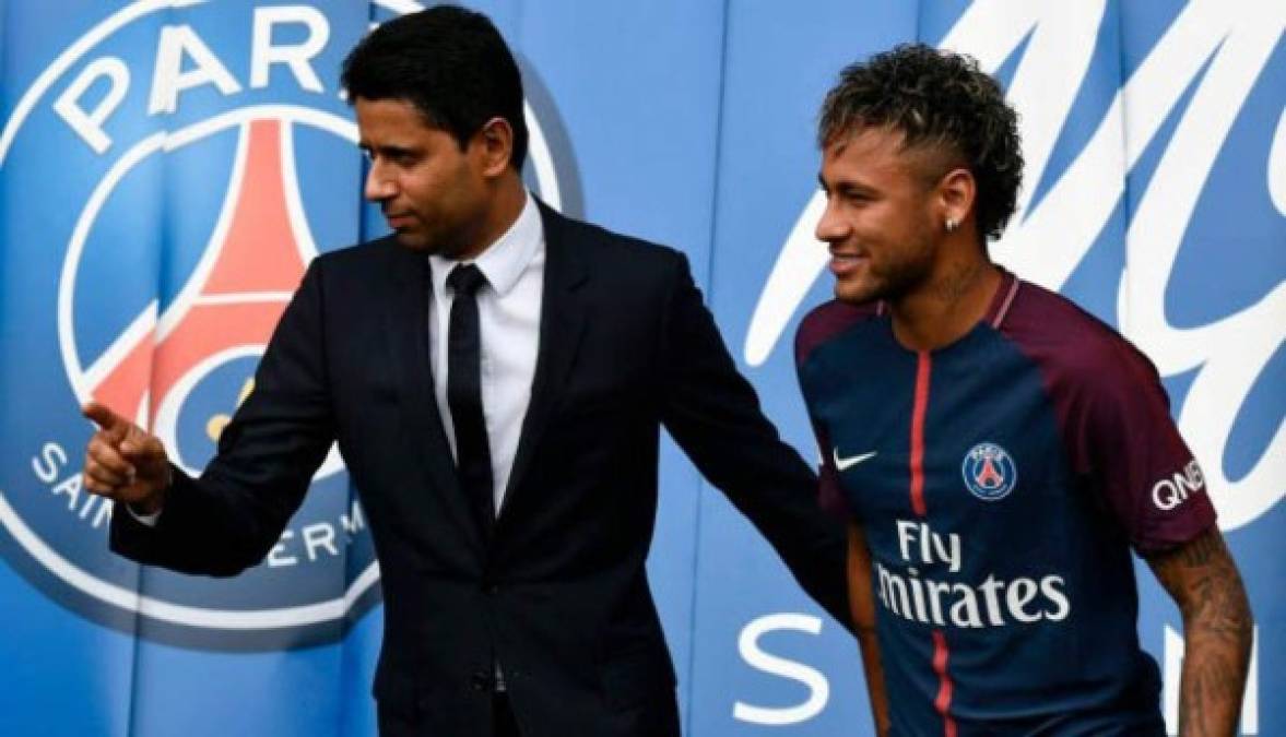 La noticia se produce días después de los reportes que señalan que Neymar le dijo al presidente Nasser Al-Khelaifi del PSG que no quiere jugar más en el club parisino.