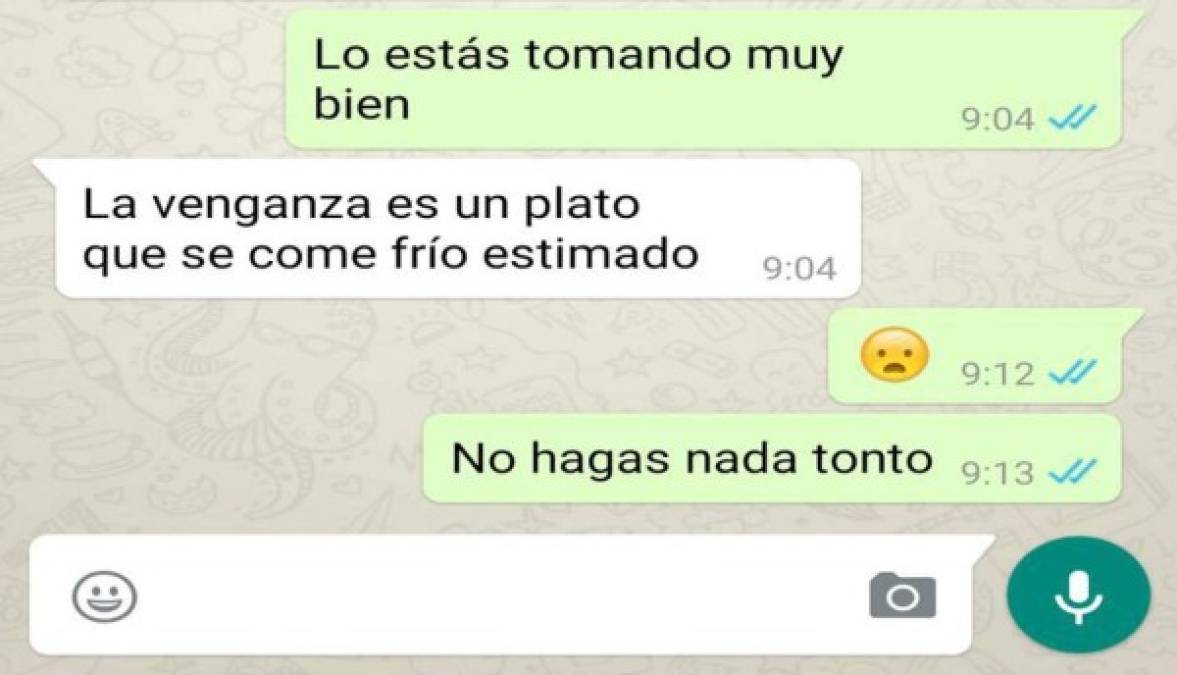 La conversación de WhatsApp se hizo viral en las redes sociales.