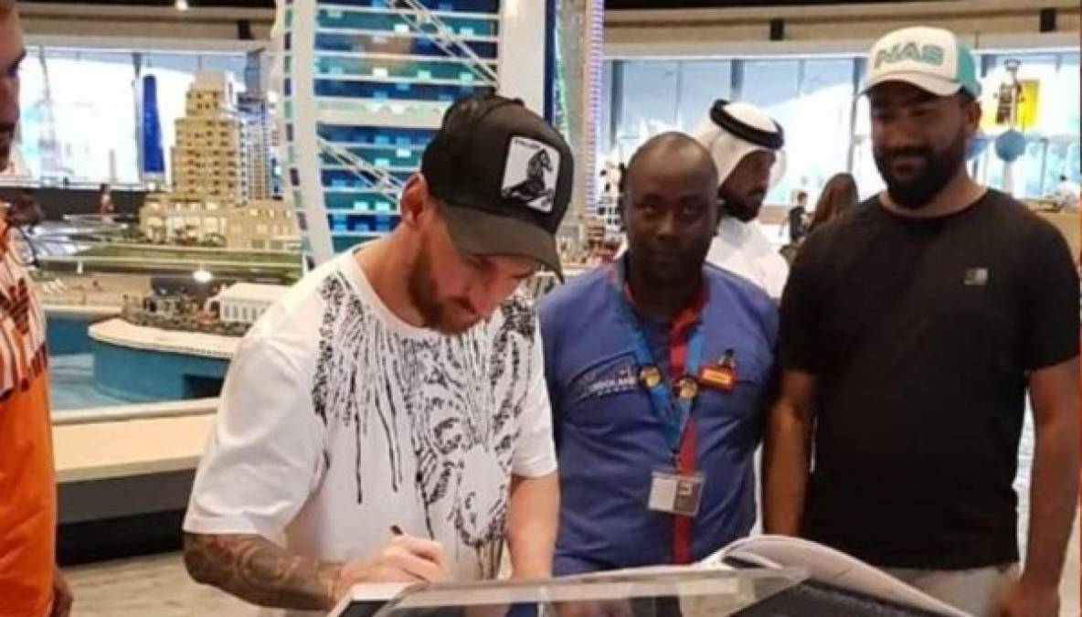 Messi decidió salir de la rutina y dejó España para irse rumbo a Dubai. El crack argentino es sensación por su viaje.