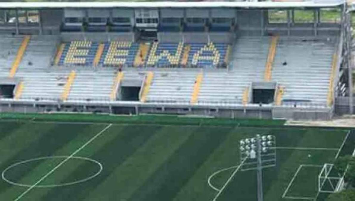 la LNP ha dado el visto bueno a la cancha y así que todo está listo para su inauguración y el duelo entre olimpistas y azules.