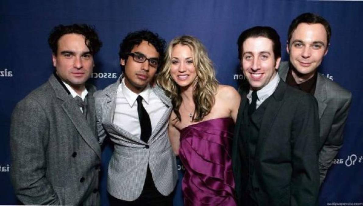 1. US$ 900.000 Jim Parsons, Jhonny Galecki, Kaley Cuoco, Simon Helberg y Kunal Nayyar – The Big Bang Theory.