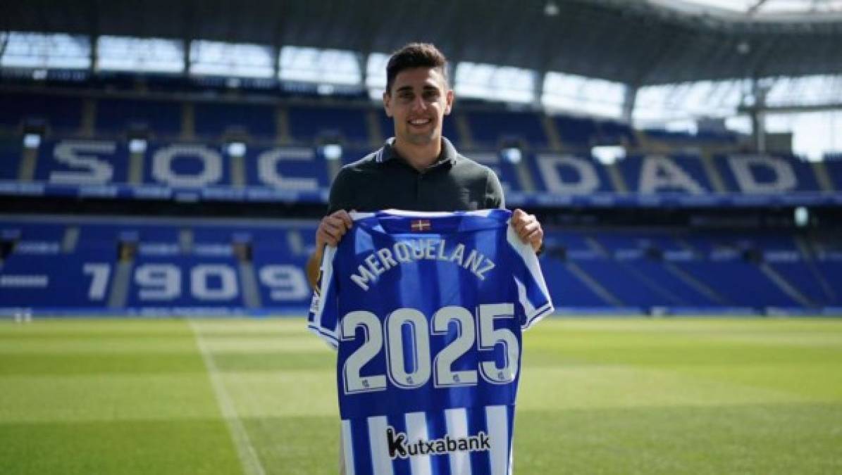 La Real Sociedad ha hecho oficial la ampliación de contrato de Martín Merquelanz, el extremo que jugó cedido en el Mirandés la pasada campaña donde completó una gran temporada, anotando 17 goles y repartió 14 asistencias. Se unirá al primer equipo para hacerse un hueco en una plantilla con muchos delanteros.