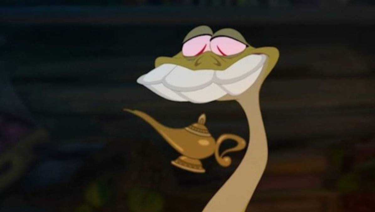 La lámpara de Aladdin aparece también en la película “La princesa y la rana”.