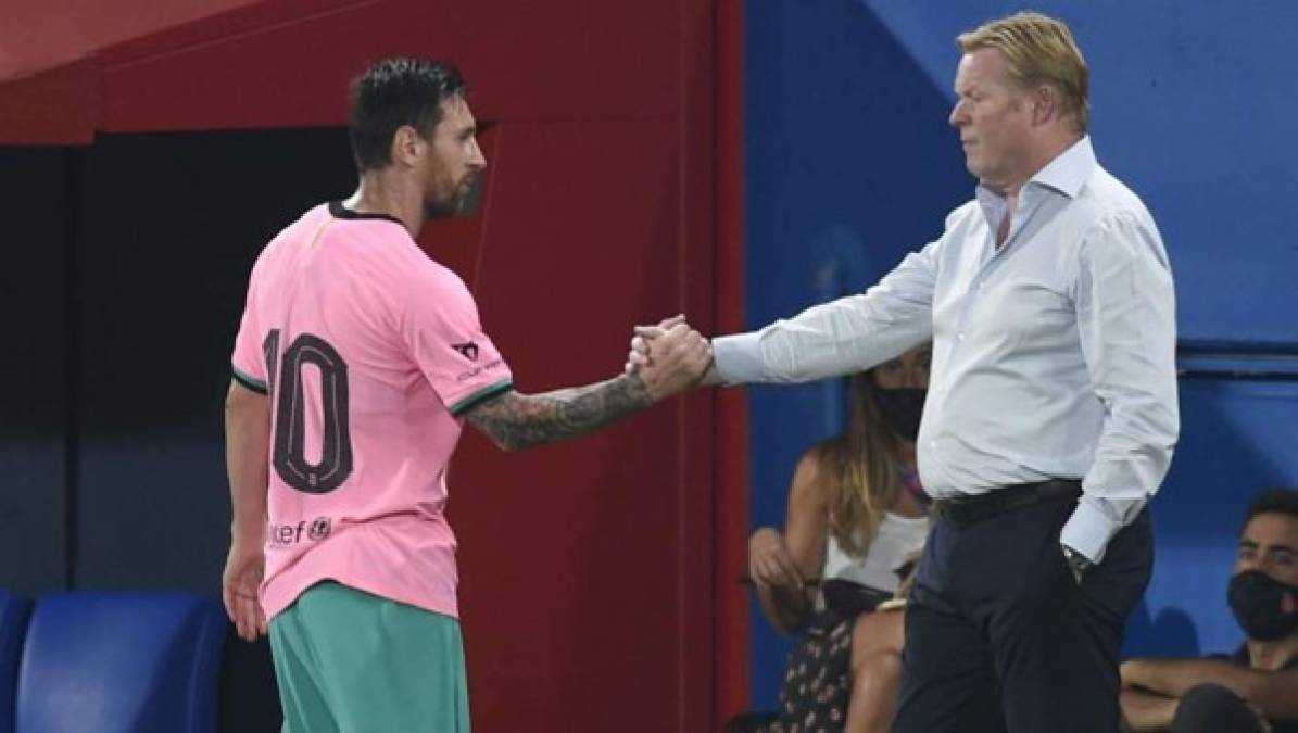 Ronald Koeman y el barcelonismo confían en que Messi liderará la remontada del Barcelona ante el Sevilla .