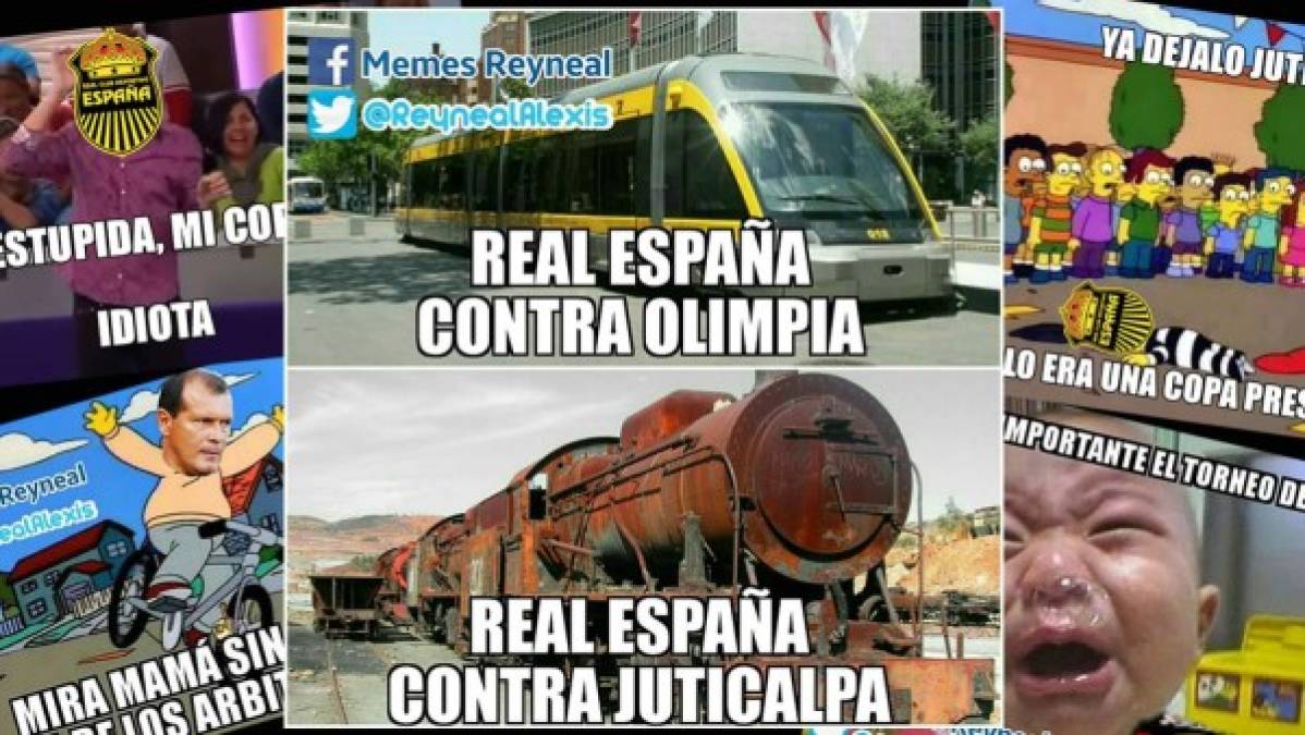 El Real España perdió la final de la Copa Presidente contra el Juticalpa y los memes no se hicieron esperar. En las redes sociales los usuarios se burlan del fracaso de la Máquina bajo el mando del nuevo técnico Mauro Reyes.