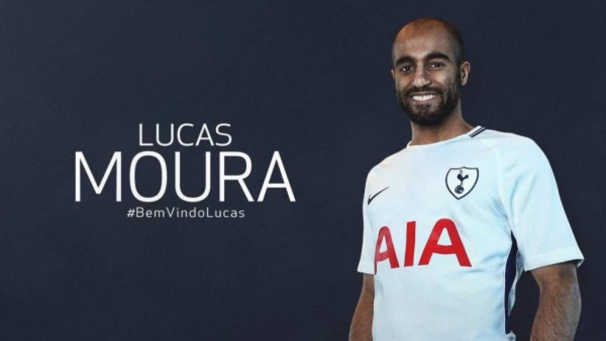 OFICIAL: El mediocampista brasileño Lucas Moura no sigue más en el PSG y ha fichado por el Tottenham de Inglaterra.