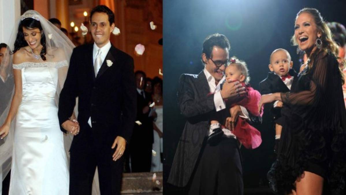 El cantante Marc Anthony tiene fama de conquistador y eso lo evidencia con sus tres matrimonios y varias chicas que han dejado huella en la vida del artista. Tiene cinco hijos.