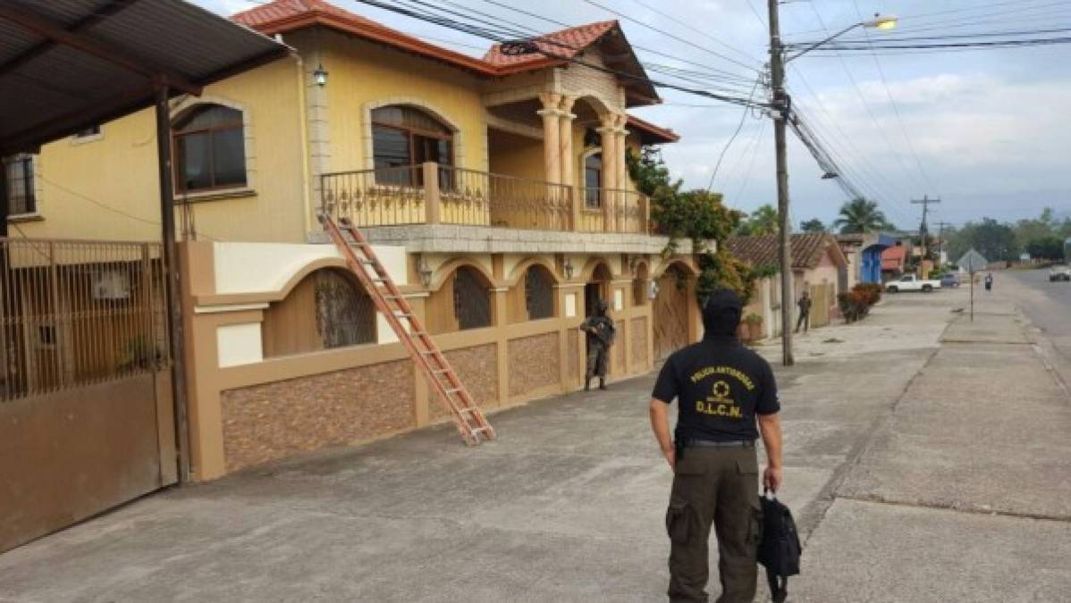 Las casas aseguradas por la Operación Centurión están en Nueva Arcadia, Copán, Santa Rita y El Negrito en Yoro, Nueva Frontera, Santa Bárbara y San Pedro Sula.