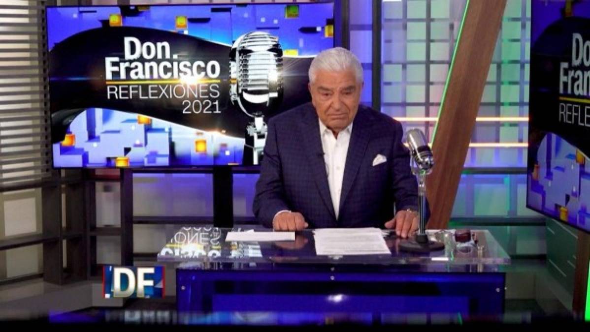 Don Francisco dejó la cadena Univisión en 2015, año en que cesaron las transmisiones de su famoso y longevo programa de variedades 'Sábado Gigante'. Luego, estuvo tres años en Telemundo hasta que en 2019 ambas partes decidieron no renovar el contrato.