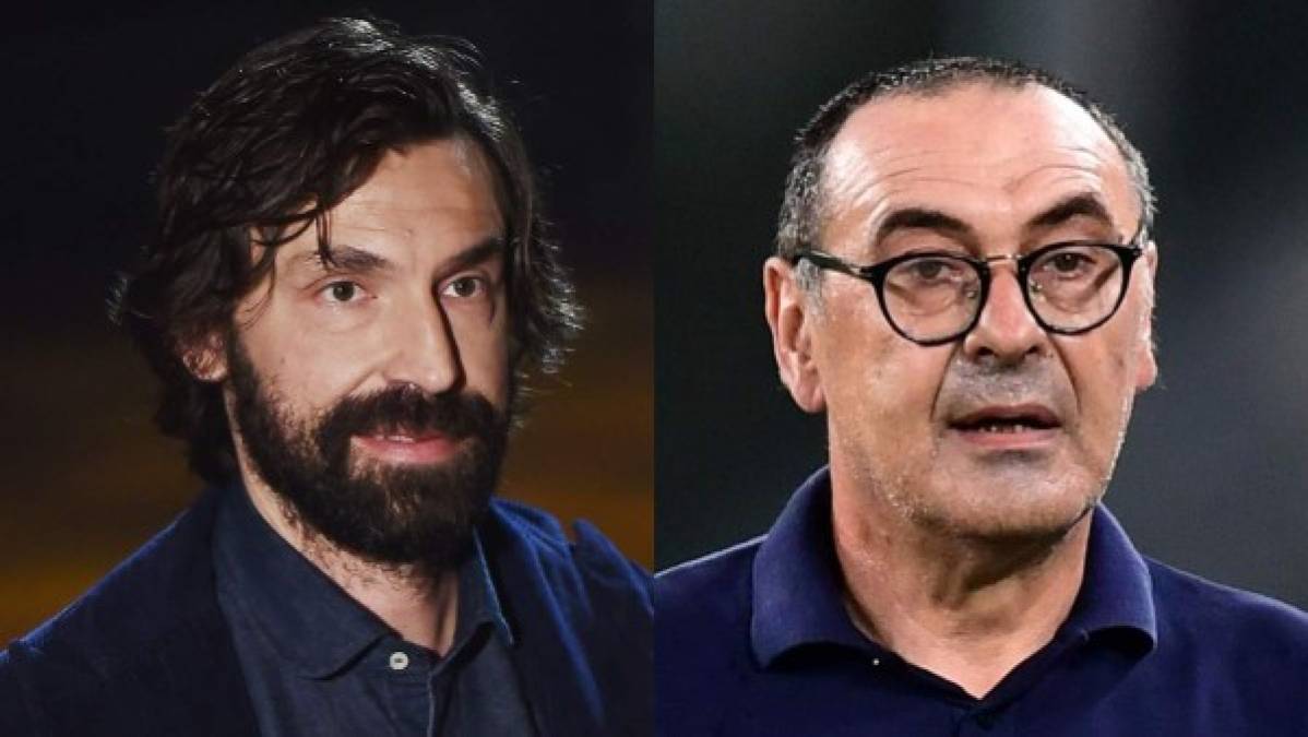 Maurizio Sarri fue separado del banquillo de la Juventus y se nombró a Andrea Pirlo como nuevo entrenador.