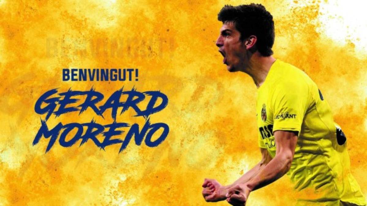 Gerard Moreno ya es nuevo jugador del Villarreal. El delantero español firmará por 5 años y dejará al Espanyol 20 millones de euros. Foto Twitter
