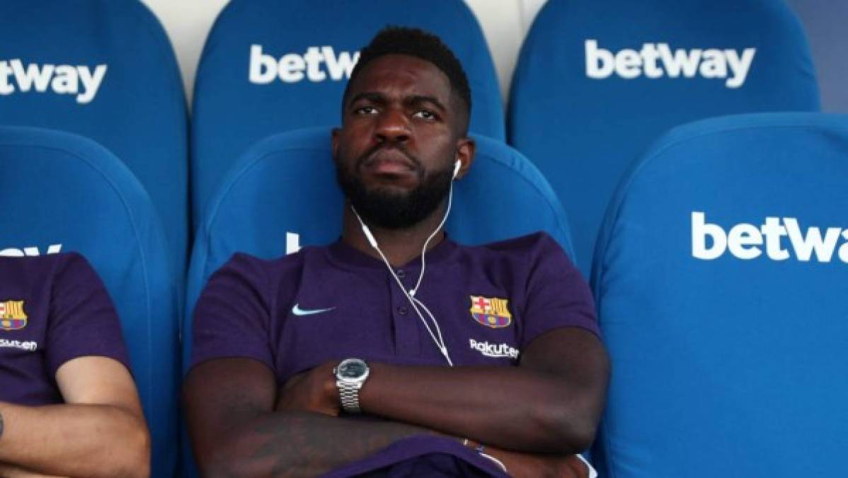 Samuel Umtiti - El defensa francés no ha jugado ni un partido con el Barcelona esta temporda. Y es que el galo lleva fuera de los terrenos de juego desde que se lesionara el 2 de julio. Ahora acumula dos semanas ejercitándose con el grupo, con la confianza de recibir el alta en las próximas semanas.<br/><br/>Pero Ronald Koeman no confía en él. El técnico holandés tiene dudas sobre la capacidad del jugador francés para ser útil en el Camp Nou. Umtiti reconoció recientemente en una entrevista que durante el pasado mercado de fichajes estuvo muy cerca de fichar por el Olympique de Lyon.