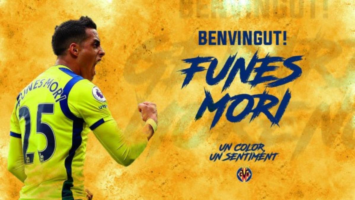 El Villarreal refuerza su defensa con el defensa argentino Ramiro Funes Mori, que firma para las próximas cuatro temporadas.