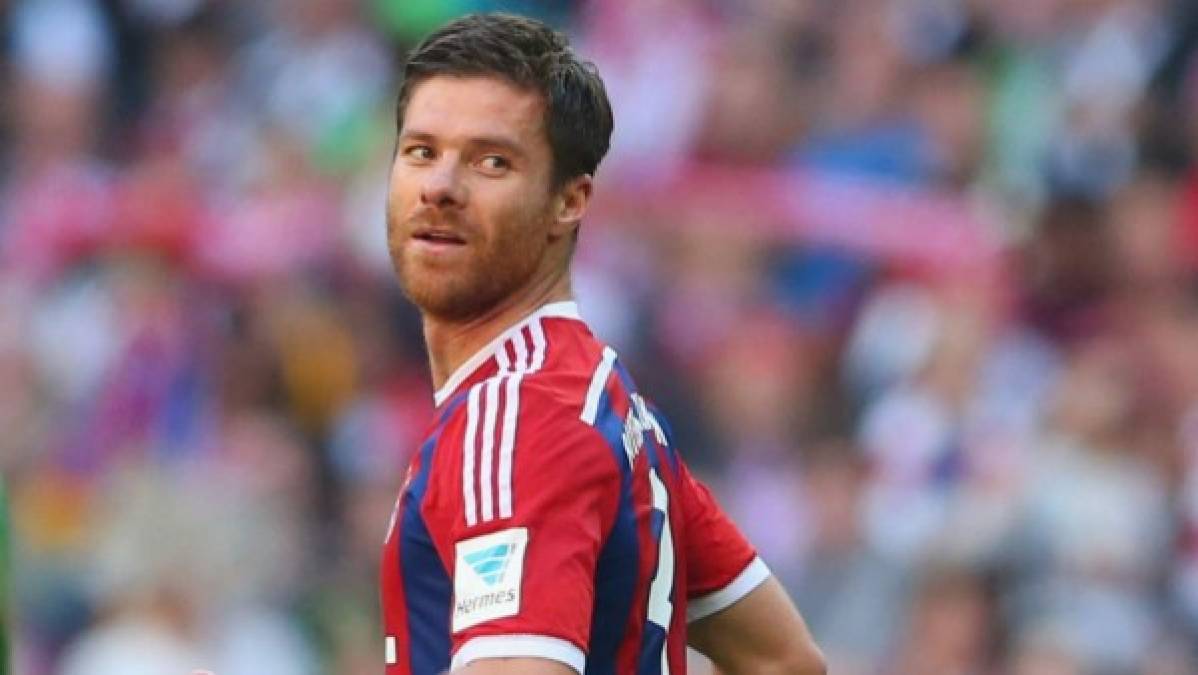 Xabi Alonso, mediocampista del Bayern Múnich.