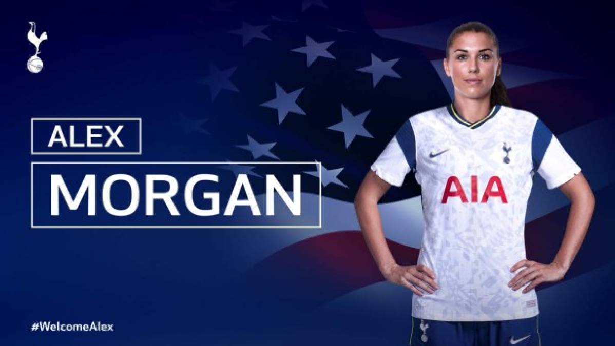 Fichaje de lujo para el equipo femino del Tottenham Hotspur. Los Spurs hicieron oficial la contratación de la futbolista estadounidense Alex Morgan. La doble campeona del mundo con Estados Unidos ganó además una medalla de oro olímpica en Londres 2012 y posee 169 partidos internacionales en los que marcó 107 goles.<br/><br/>La delantera llega al equipo inglés tras haber sido madre de su primera hija. Firma por una temporada.