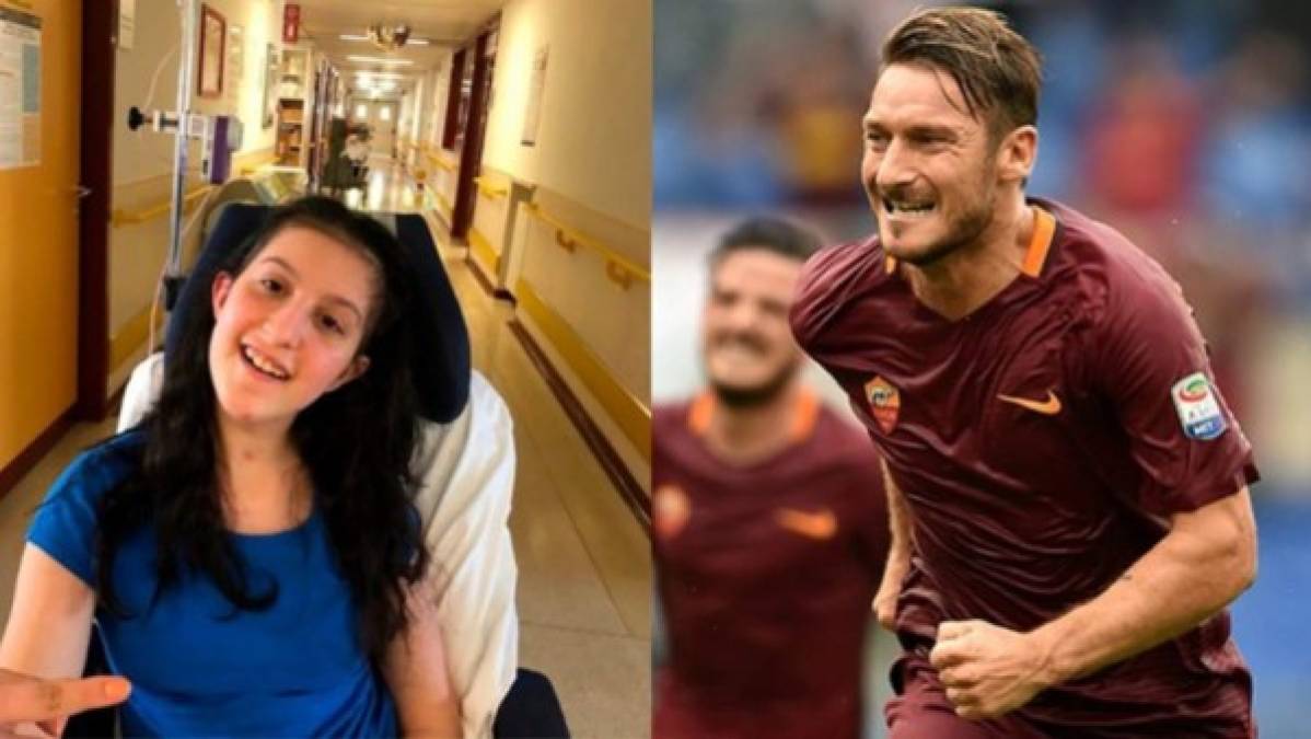 leana Matilli, una joven futbolista de Lazio pero reconocida hincha de Roma, despertó de un coma después de escuchar el mensaje que le grabó Francesco, su ídolo.