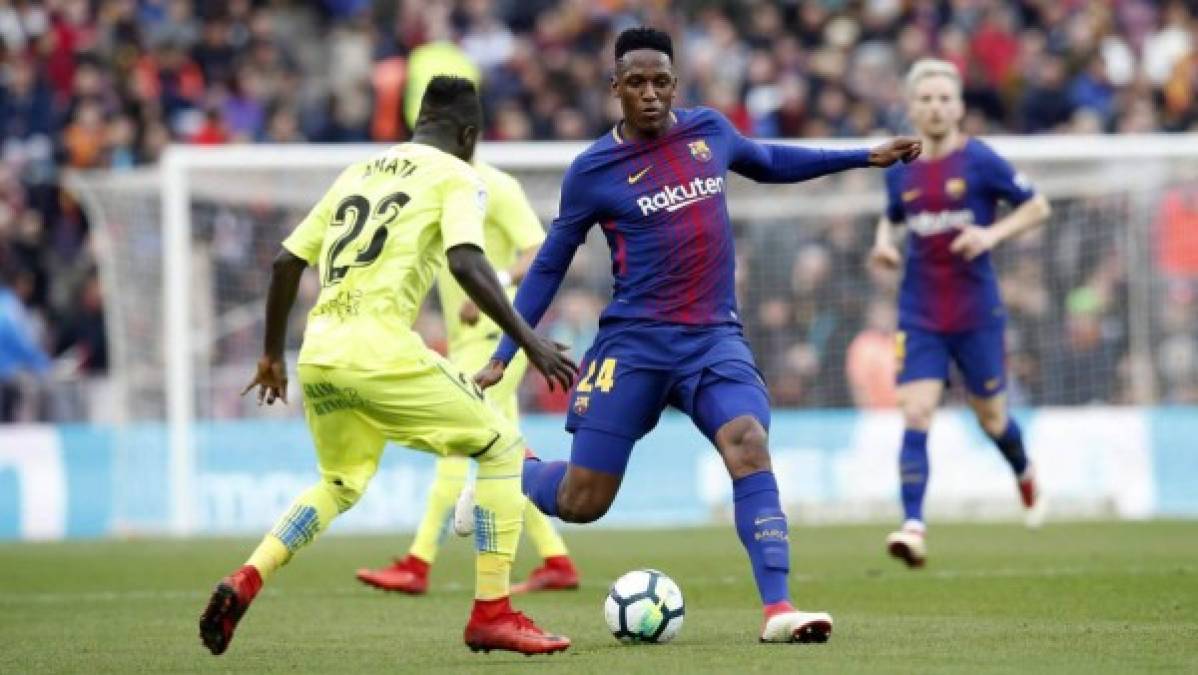 Yerry Mina - El defensa colombiano fue fichado por el Barcelona en el mercado de invierno de 2018.