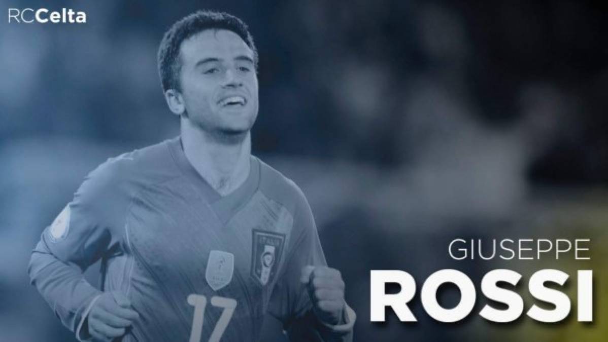 El Celta ha anunciado la contratación del delantero italiano de 29 años, Giuseppe Rossi procedente de la Fiorentina a falta de revisión y detalles.