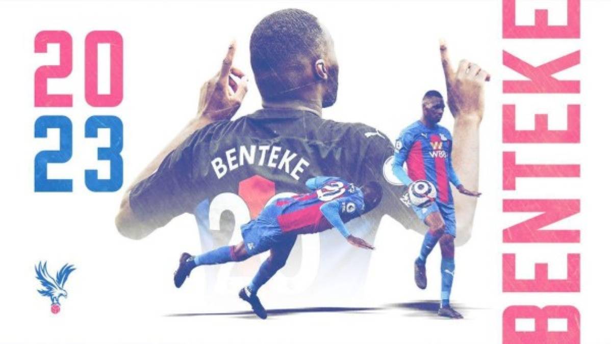 El delantero Christian Benteke ha renovado su contrato con el Crystal Palace por dos temporadas más, según ha anunciado el propio club londidense. El internacional belga llegó al equipo hace cinco temporadas atrás. Foto Twitter Crystal Palace.