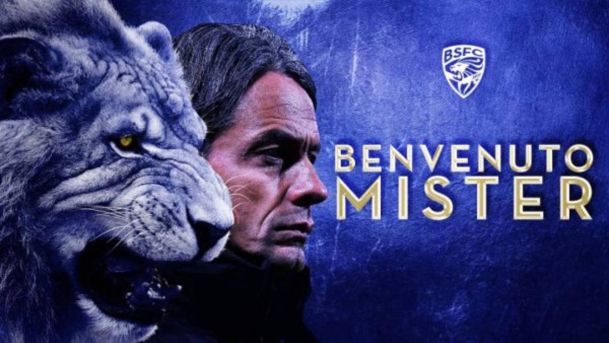 ¡OFICIAL! Filippo 'Pippo' Inzaghi es nuevo entrenador del Brescia.