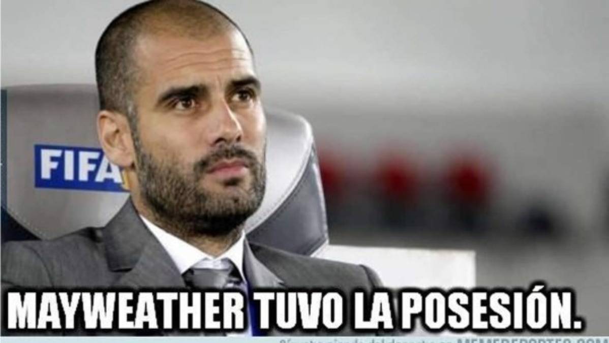 Pep Guardiola no podía faltar, opinando sobre la pelea.