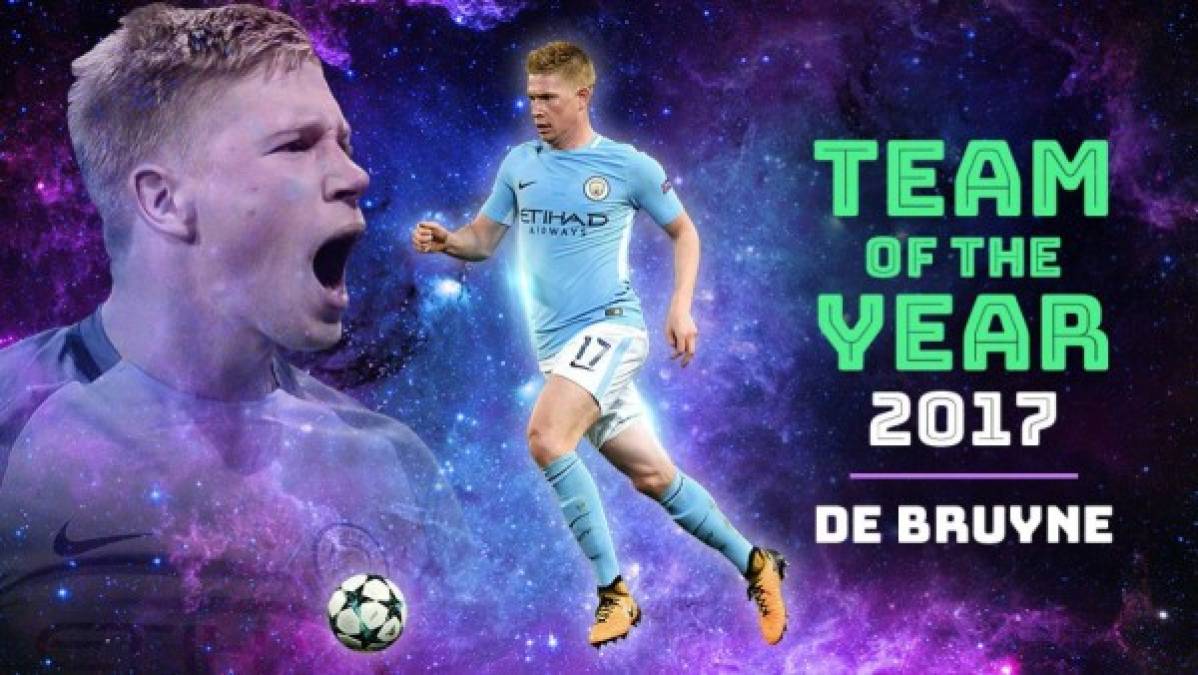 El centrocampista Kevin De Bruyne (BEL, Manchester City) 52,2% 416.679.