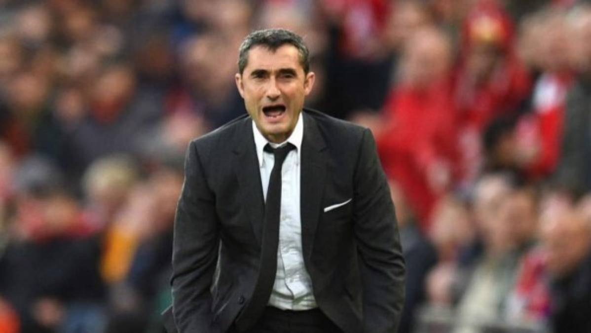 Ernesto Valverde: Según medios ingleses, el entrenador español es fuerte candidato para llegar al banquillo del Tottenham de cara a la próxima campaña. Su última etapa fue como técnico del Barcelona. Foto AFP.