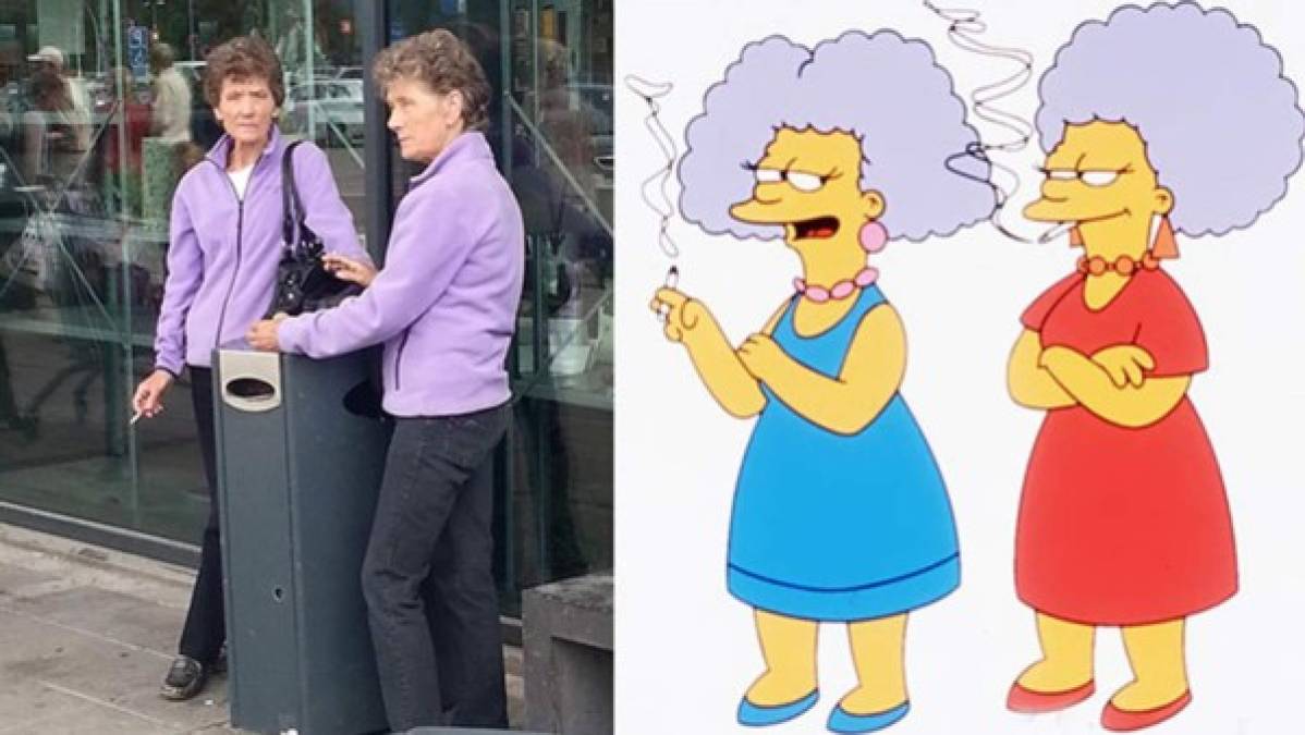 Lo único que a estas gemelas les falta, es tener el pelo igual al de Patty y Selma, de la serie 'The Simpsons'.
