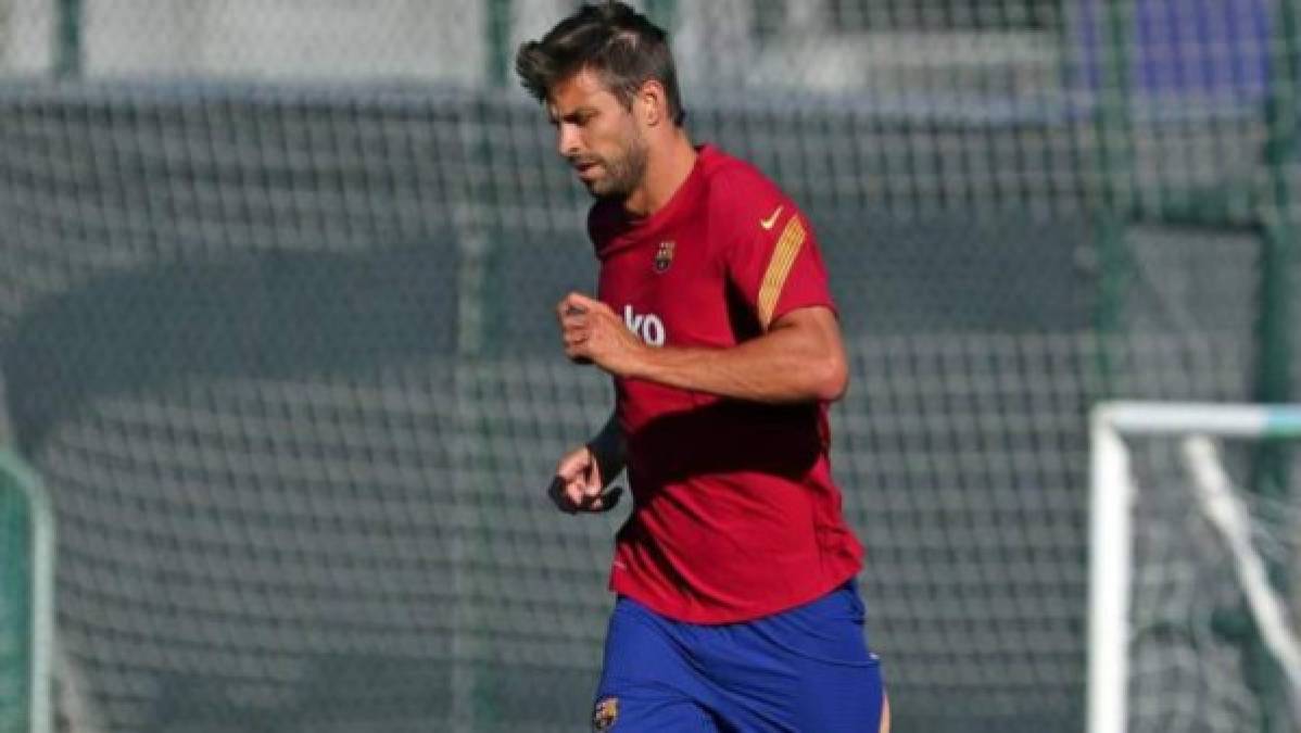 Gerard Piqué: Será otro de los defensores centrales del Barcelona ante Sevilla.