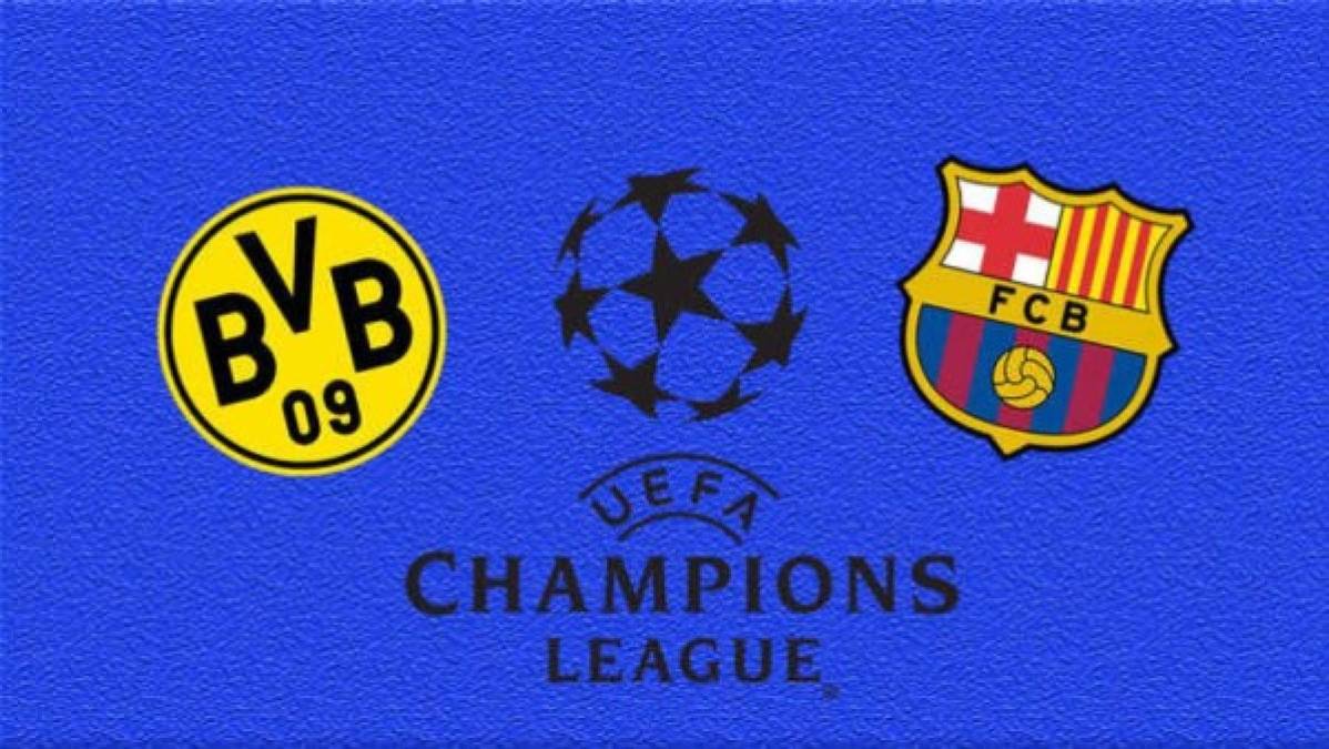 Borussia Dortmund vs Barcelona: Uno de los emocionantes partidos de la primera jornada. Dará inicio a la 1:00 pm, hora de Honduras.