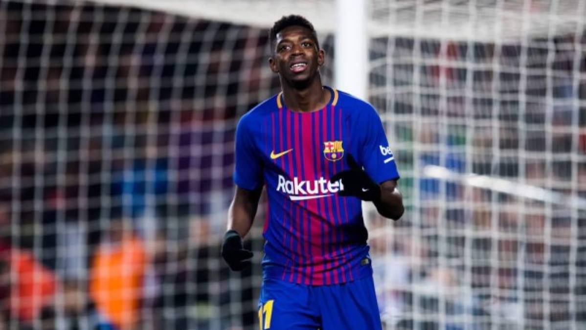 Ousmane Dembélé: El chico francés será titular en el Barcelona vs Chelsa por lo que estará en la zona de ataque.