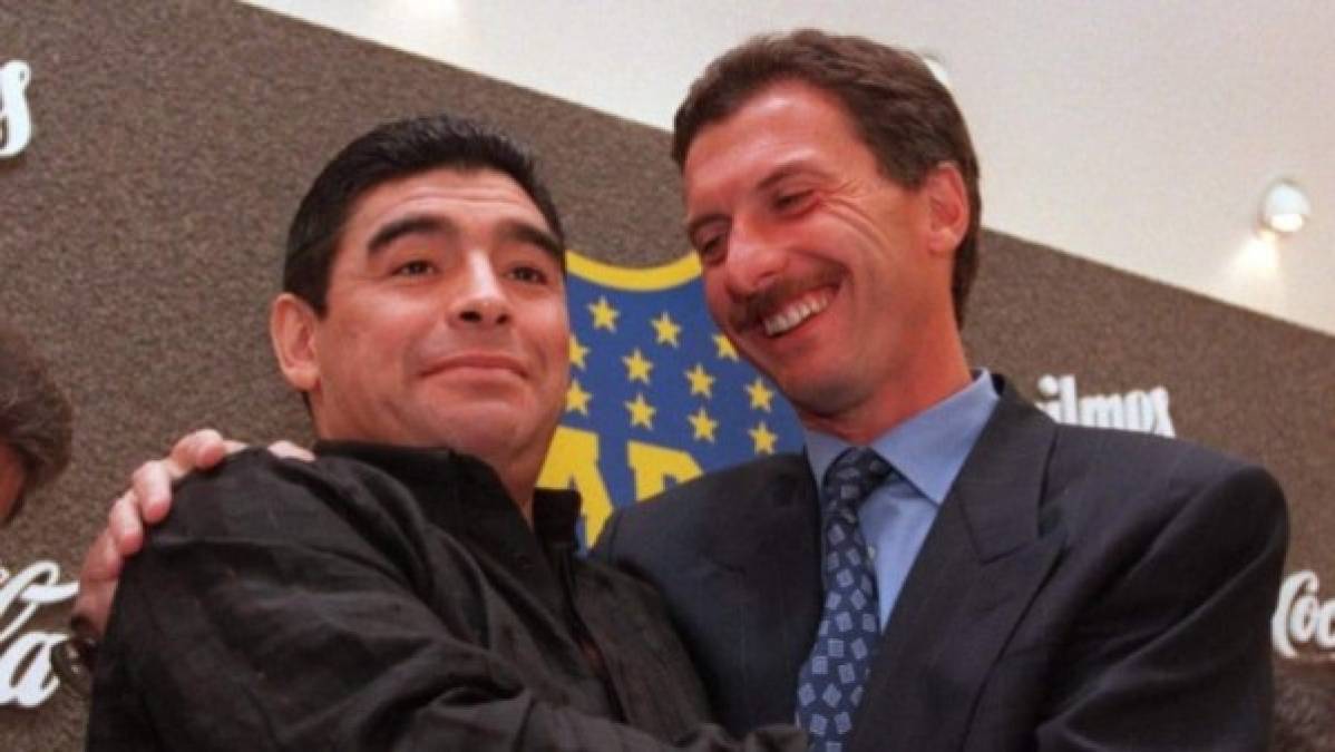 Otro de sus 'enemigos' públicos era el expresidente Mauricio Macri, con quien ya se llevaba mal desde que el empresario era presidente de Boca.