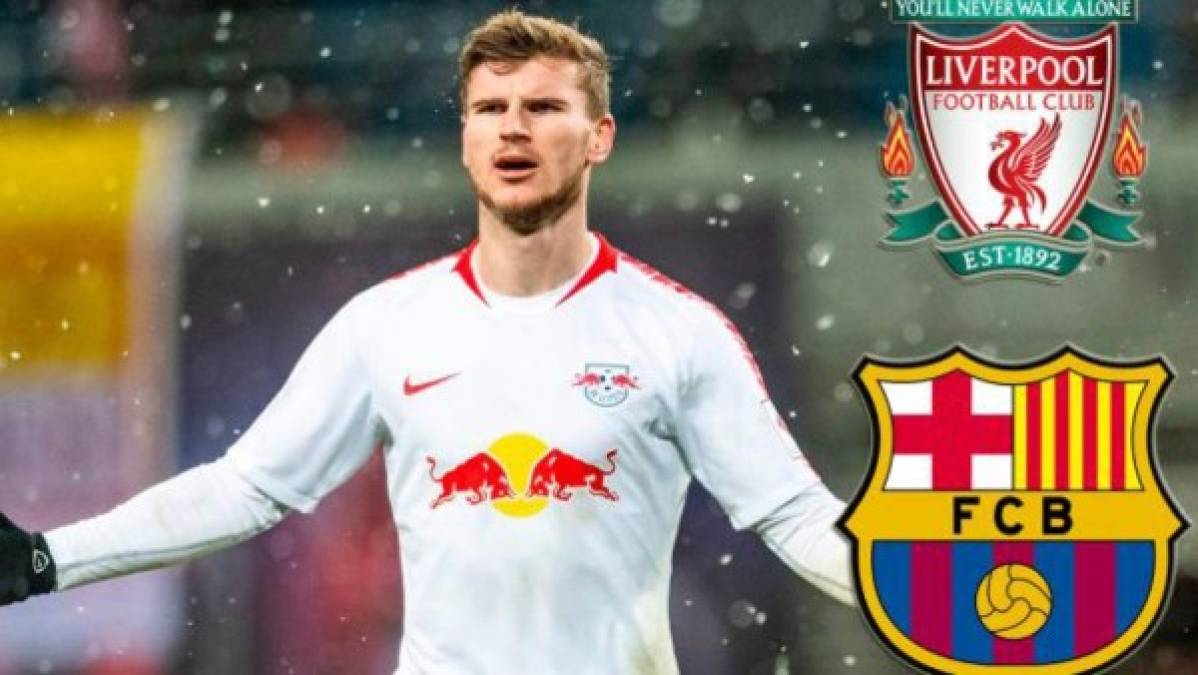 Además del Barcelona, el Liverpool ha entrado en la lucha por fichar al delantero alemán Timo Werner. El atacante es la estrella del Leipzig de la Bundesliga de Alemania.