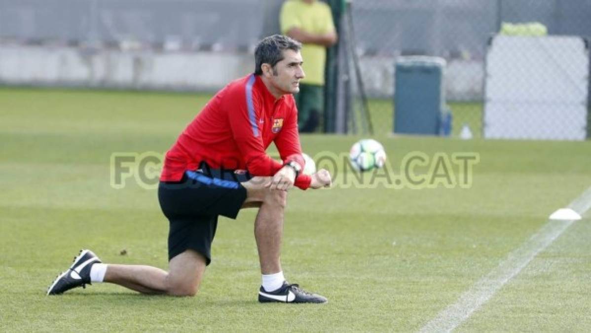 Ernesto Valverde pidió al Choco Lozano para que estuviera presente en el entreno del primer equipo del Barcelona.