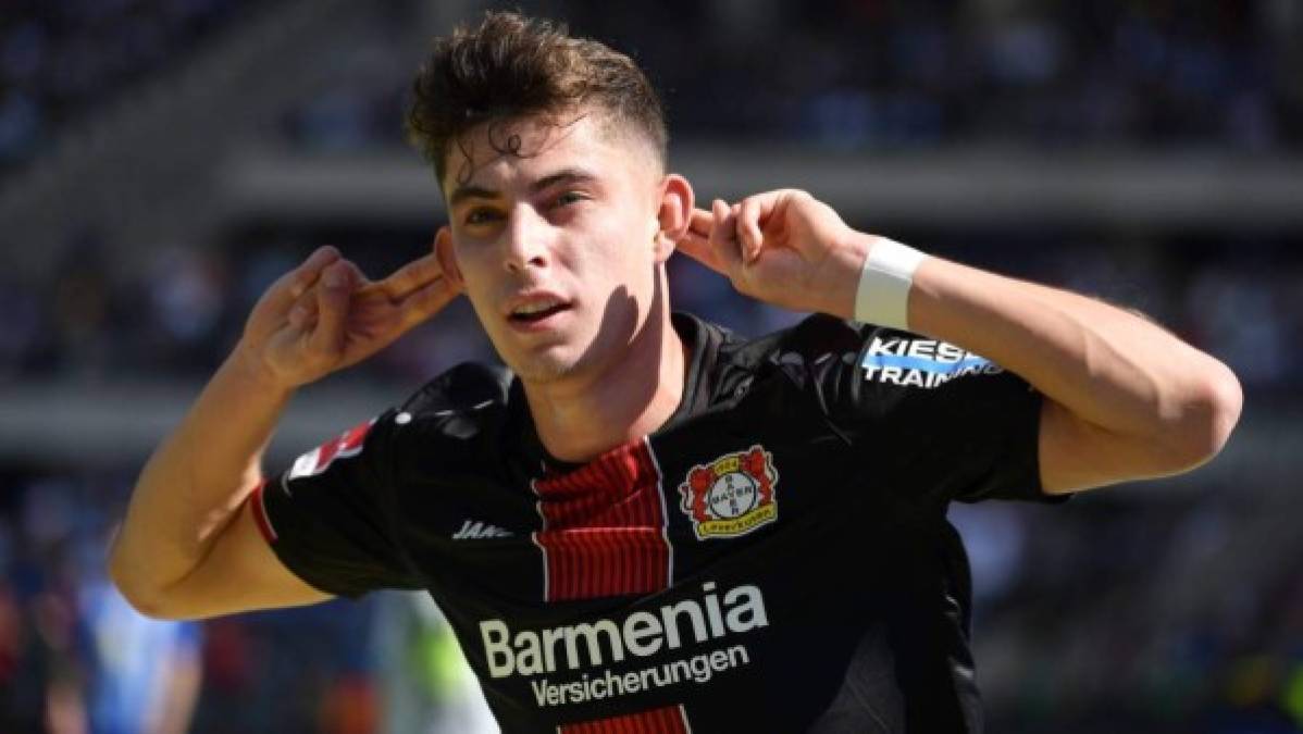 Según cuenta Mail on Sunday, el Chelsea está convencido de que el joven delantero alemán Havertz se unirá al club luego de su gran campaña en el Leverkusen de Alemania.