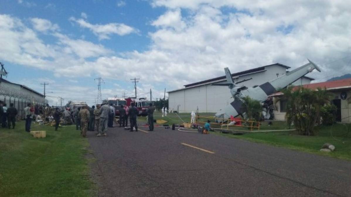 La avioneta y su tripulación venían procedentes de la Base Aérea Cnel Hernan Acosta Mejía de Tegucigalpa.