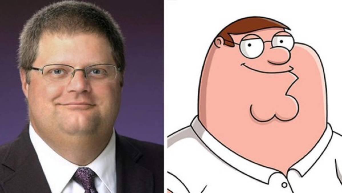 La apariencia de este hombre es igual a la de Peter Griffin, de 'Family Guy'.