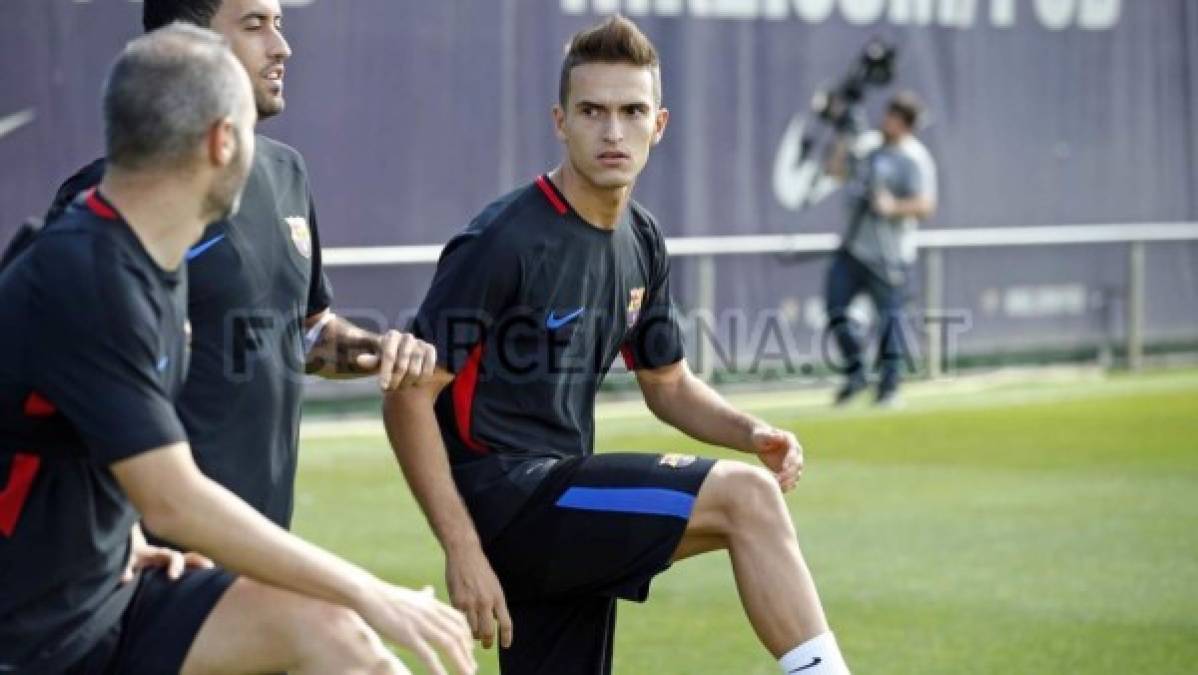 El entrenamiento ha sido de recuperación y ha empezado más tarde de lo habitual, debido a que el partido liguero de ayer ante el Eibar (6-1) acabó cerca de las doce de la medianoche.