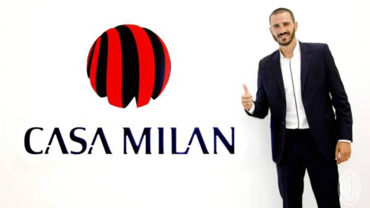 El AC Milan anunció el fichaje de Leonardo Bonucci. El central italiano se ha convertido en la octava incorporación estrella del nuevo proyecto del conjunto italiano tras llegar a un acuerdo con la Juventus de Turin, en una operación que varios medios italianos cifran en 40 millones de euros. Asimismo, el jugador será el capitán del Milan durante la próxima temporada, siendo una de las cláusulas que se han fijado en su nuevo contrato.