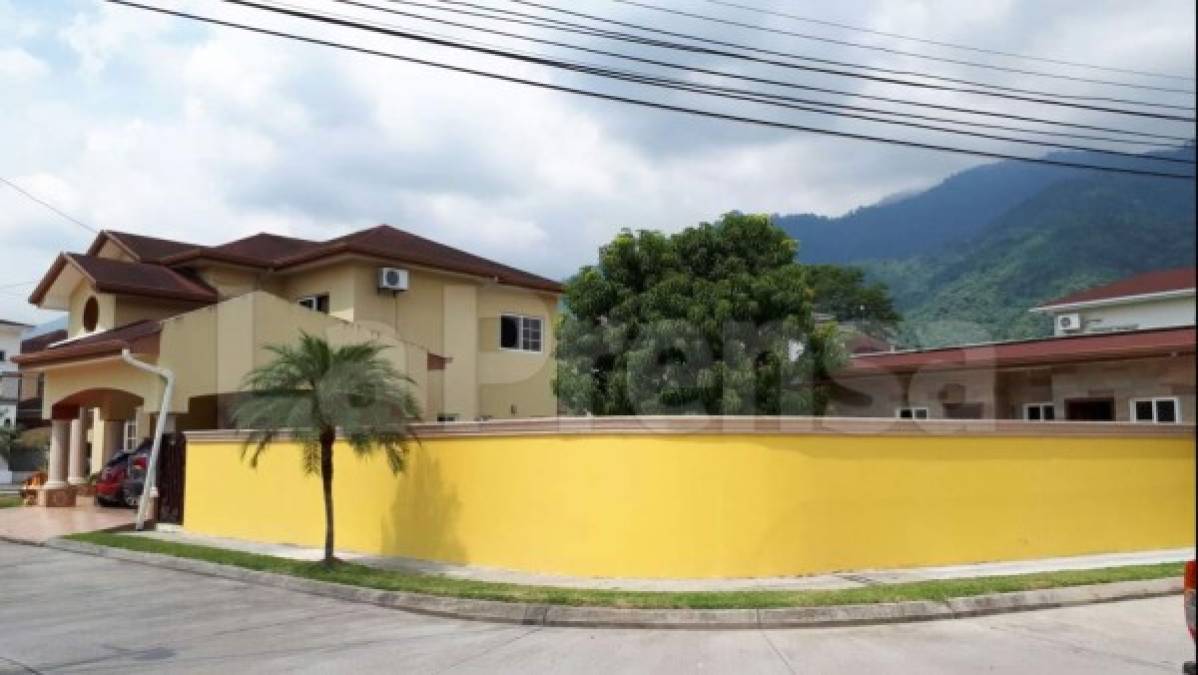 En esta vivienda en Los Cedritos las autoridades encontraron más de medio millón de lempiras.