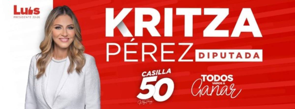 Kritza Pérez, periodista e imagen televisiva, ya fue diputada, por el PAC, en el período 2014-2018. Ahora compite con el Partido Liberal.