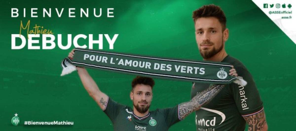 El francés Debuchy es fichado por el Saint Etienne, libre tras salir del Arsenal.