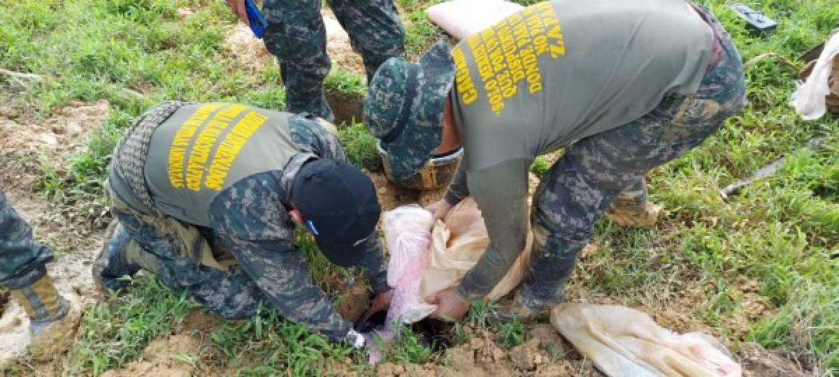 Fue inhabilitada con cuatro explosiones, cuyos cráteres fueron de 14 metros de ancho por 7 de largo. <br/>