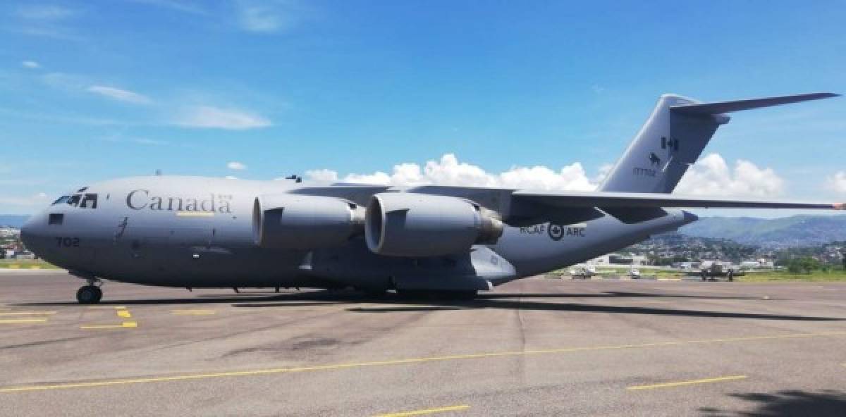 El avión salió de Panamá hacia Honduras y estará siendo para transportar las ayudas humanitarias que recibirán varios países de América Central por parte de la Organización de las Naciones Unidas.