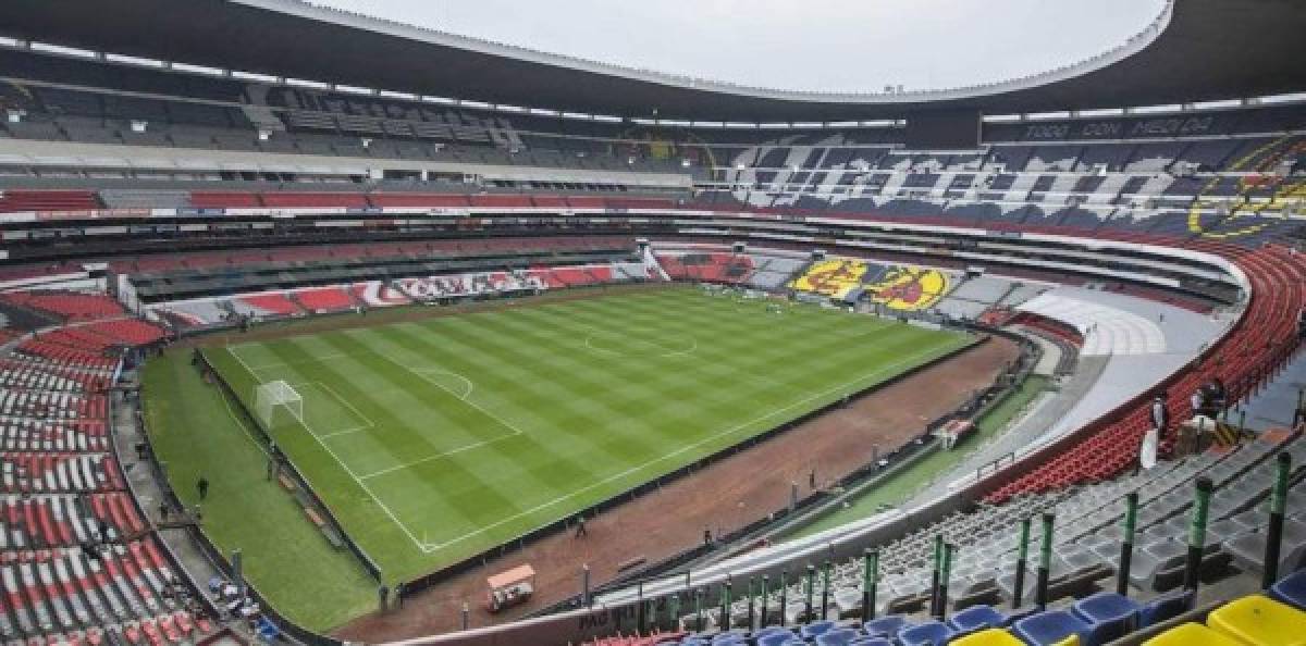 Durante muchos años, así de hermosa lució la grama del estadio Azteca y hoy luce totalmente diferente.