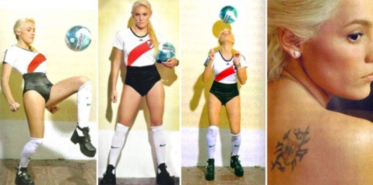 Rocío Oliva, además, es aficionada de River Plate.