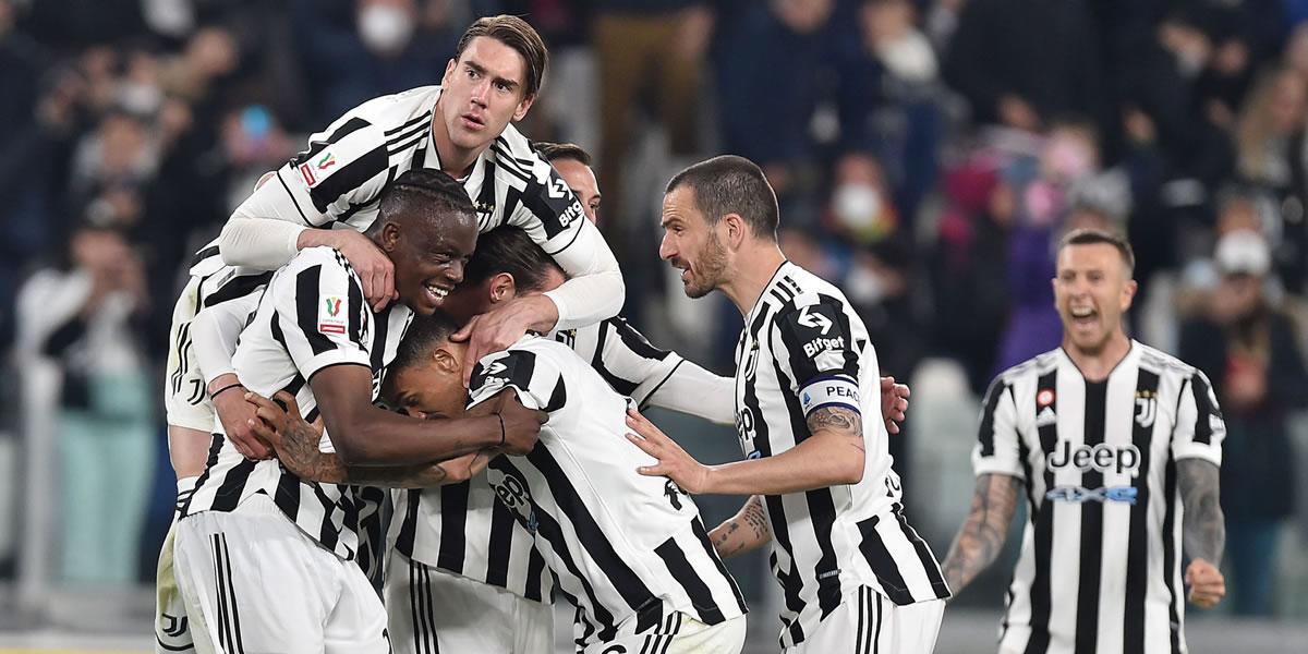 Juventus deja en el camino a la Fiorentina y se cita con el Inter en la final de Copa Italia