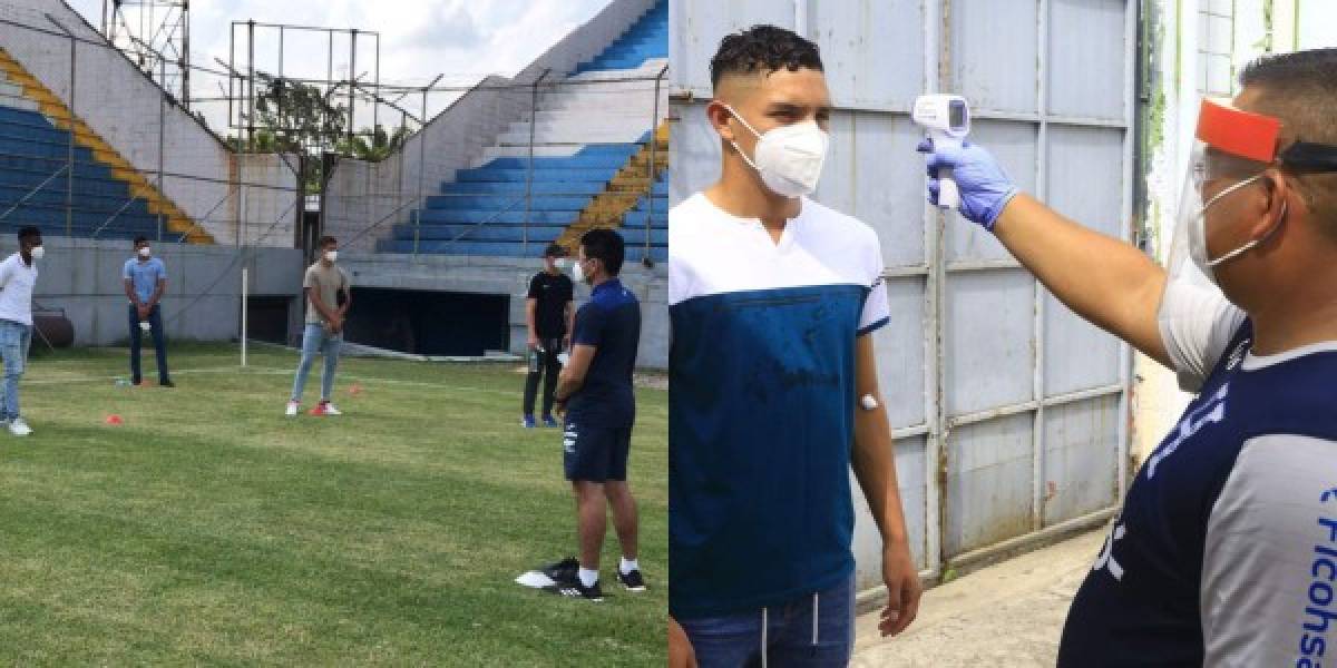 Bajo estrictas medidas de bioseguridad, la selección Sub-20 reactivó este jueves en horas de la mañana el fútbol en Honduras luego de varias semanas de ausencia debido a la pandemia del coronavirus.
