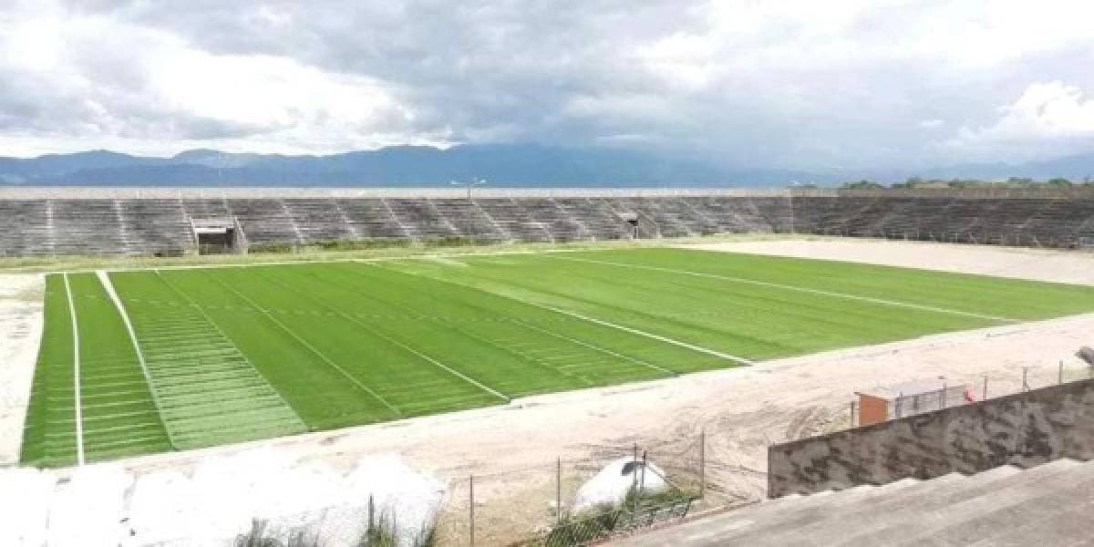 El presidente financiero del Motagua, Juan Carlos Suazo, viajó a la ciudad de La Paz para ver personalmente el estadio y la idea es tener el recinto deportivo como cancha alterna.
